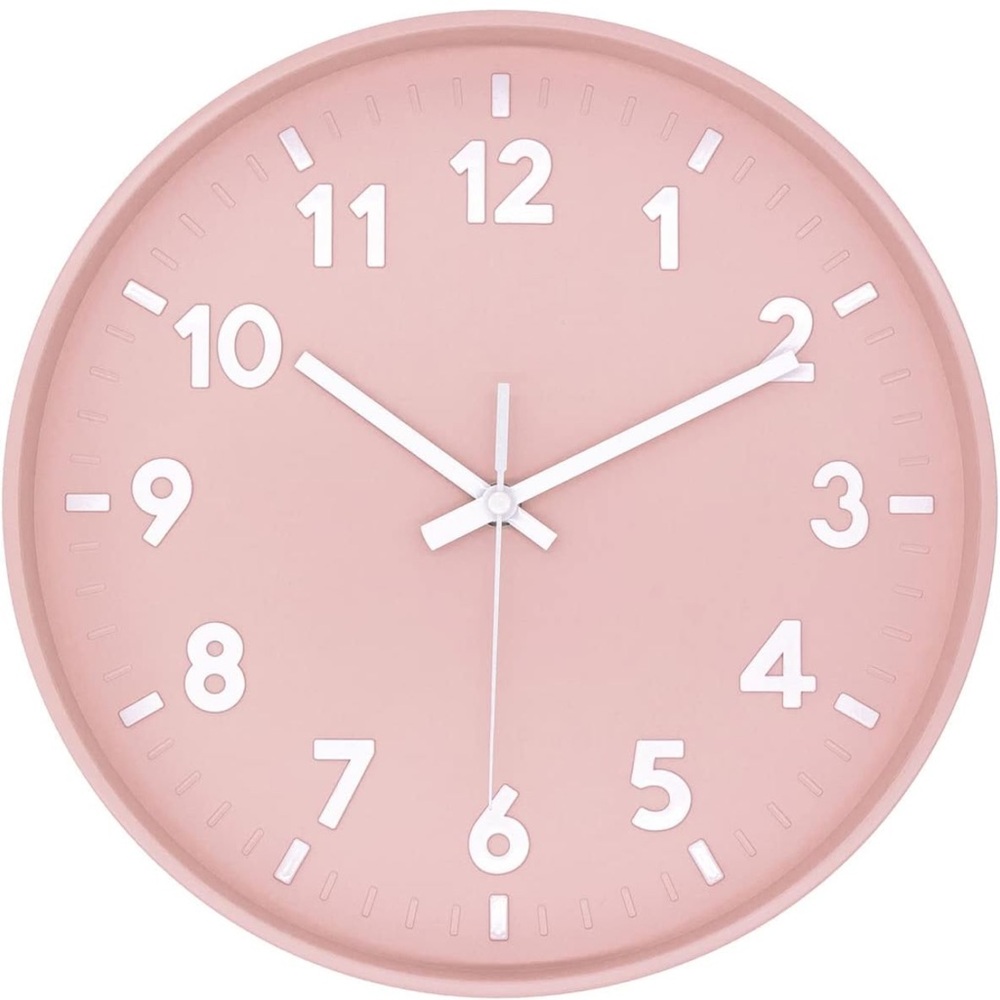 Pink Wall Clock